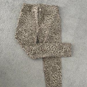 Skinny Cheetah Print Pants